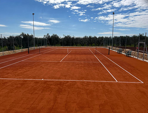 Campo per partite di tennis
